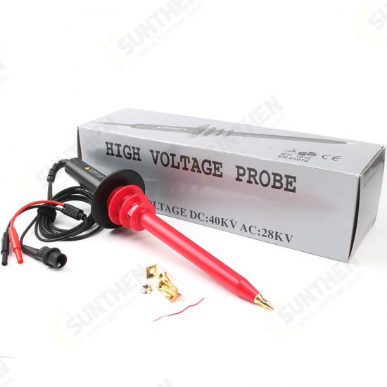 DC 40KV AC 28KV 1000Mohm Input 1000:1 Multimeter High Voltage Probe Multimeter Test Leads