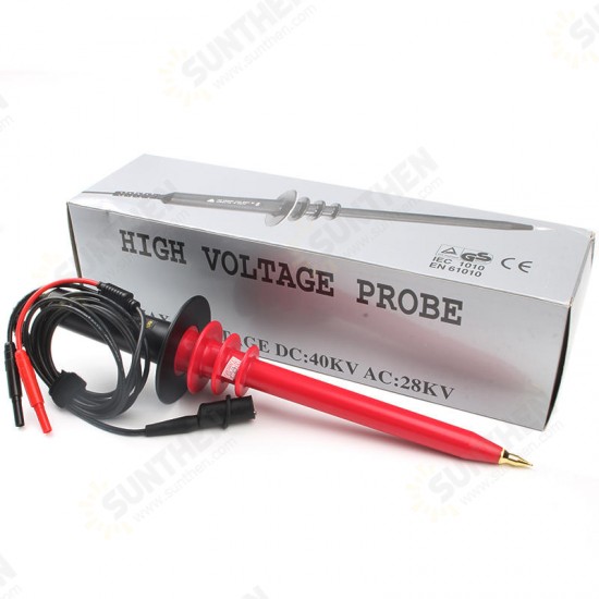 DC 40KV AC 28KV 1000Mohm Input 1000:1 Multimeter High Voltage Probe Multimeter Test Leads