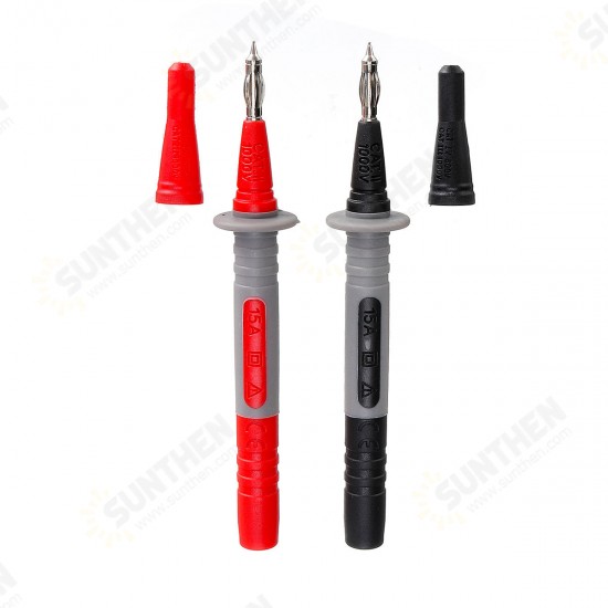 Electronic Multimeter Test Leads Kit with Alligator Clip Plunger Hooks Probes Set