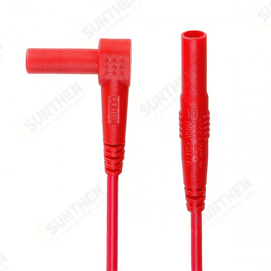 Electronic Multimeter Test Leads Kit with Alligator Clip Plunger Hooks Probes Set