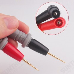 HT3001 Digital Multimeter Probe Test Leads Super Sharp and Fine Gold-plated Copper Needle, High-grade Silica Gel Gatch Line HT3001 Digital Multimeter Probe Test Leads Super Sharp and Fine Gold-plated Copper Needle, High-grade Silica Gel Gatch Line