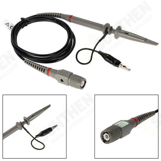 PP-150 1PCE Oscilloscope Probes 100MHz 1X 10X Digital Multimeter Oscilloscope Clip Probe PP-150 1PCE Oscilloscope Probes 100MHz 1X 10X Digital Multimeter Oscilloscope Clip Probe