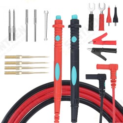 ML1608-18P-1 Universal Digital Multimeter Probe Test Leads Cable Pin Multi Meter Tester Cable Elbow Set ML1608-18P-1 Universal Digital Multimeter Probe Test Leads Cable Pin Multi Meter Tester Cable Elbow Set