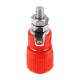 One Pair Red and Black of Terminal js-919 Test Connector Ground Pole 4mm Terminal Instrument Instrument Banana Socket Terminal Block Terminal Strip