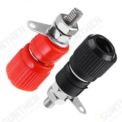 One Pair Red and Black of Terminal js-919 Test Connector Ground Pole 4mm Terminal Instrument Instrument Banana Socket Terminal Block Terminal Strip One Pair Red and Black of Terminal js-919 Test Connector Ground Pole 4mm Terminal Instrument Instrument Banana Socket Terminal Block Terminal Strip