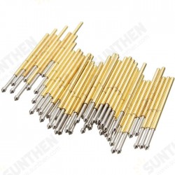 P100-E2 100Pcs Dia 1.36mm Length 33.3mm 180g Spring Test Probe Pogo Pin Tool P100-E2 100Pcs Dia 1.36mm Length 33.3mm 180g Spring Test Probe Pogo Pin Tool