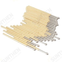 P100-E2 100Pcs Dia 1.36mm Length 33.3mm 180g Spring Test Probe Pogo Pin Tool P100-E2 100Pcs Dia 1.36mm Length 33.3mm 180g Spring Test Probe Pogo Pin Tool