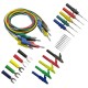 P1036B 4mm Banana to Banana Plug Test Lead Kit for Multimeter Cable Match the Alligator Clip Test Probe U Insert Type