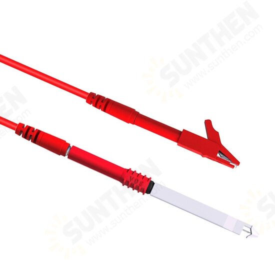 P1043B 4mm Banana Plug Test Leads Kit with Saffty Piercing Needle Test Probes + Alligator Clips for Multimeter Testing