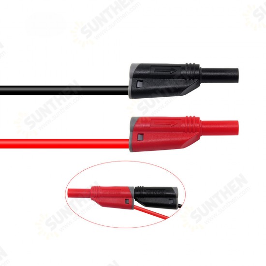 P1204 Fully Insulated BNC Banana Plug Connection Line 50 Ohm Impedance Q9 Joint RG58 Coaxial Cable