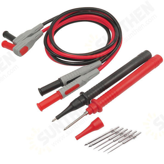 P1300A 10 in 1 Super Multimeter Probe Replaceable Probe Clamp Multi Meter Test Lead kits 4mm Banana Plug Test Line Cable