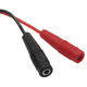 P1511B 2mm Banana Plug Female to Test Clip Probe Test Lead Kit Can Connect the Digital Multimeter Pen P1511B 2mm Banana Plug Female to Test Clip Probe Test Lead Kit Can Connect the Digital Multimeter Pen