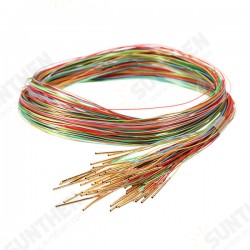 R50-2W7 Length 17.5mm 100Pcs Spring Test Probes Receptacle Pre-wired R50-2W7 Length 17.5mm 100Pcs Spring Test Probes Receptacle Pre-wired