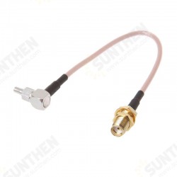 SMA Female Plug To CRC9/TS9 Dual Connector RF Coaxial Adapter RG316 Cable SMA Female Plug To CRC9/TS9 Dual Connector RF Coaxial Adapter RG316 Cable