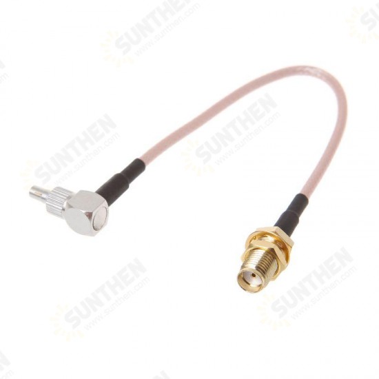 SMA Female Plug To CRC9/TS9 Dual Connector RF Coaxial Adapter RG316 Cable