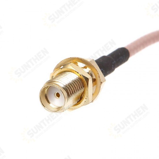 SMA Female Plug To CRC9/TS9 Dual Connector RF Coaxial Adapter RG316 Cable SMA Female Plug To CRC9/TS9 Dual Connector RF Coaxial Adapter RG316 Cable