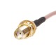 SMA Female Plug To CRC9/TS9 Dual Connector RF Coaxial Adapter RG316 Cable SMA Female Plug To CRC9/TS9 Dual Connector RF Coaxial Adapter RG316 Cable