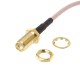 SMA Female Plug To CRC9/TS9 Dual Connector RF Coaxial Adapter RG316 Cable SMA Female Plug To CRC9/TS9 Dual Connector RF Coaxial Adapter RG316 Cable
