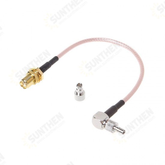 SMA Female Plug To CRC9/TS9 Dual Connector RF Coaxial Adapter RG316 Cable SMA Female Plug To CRC9/TS9 Dual Connector RF Coaxial Adapter RG316 Cable