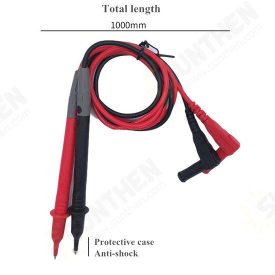 UA004 Multimeter Test Pen Semi-sheathed Multimeter Test Lead 1M Length Universal Test Pen Multimeter Connection Cable