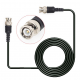 Y102P 1Pcs 1M Pure Copper BNC To BNC Q9 Oscilloscope Test Cable