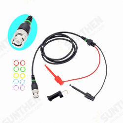 Y104X 1Pcs 1.1M BNC To Test Hook Cable Q9 Oscilloscope Test Probe Leads Y104X 1Pcs 1.1M BNC To Test Hook Cable Q9 Oscilloscope Test Probe Leads