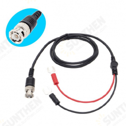 Y108 1Pcs 1.1M 50 Ω BNC To 6mm Pure Copper U-type Insert Q9 Test Cable Oscilloscope Wiring Y108 1Pcs 1.1M 50 Ω BNC To 6mm Pure Copper U-type Insert Q9 Test Cable Oscilloscope Wiring