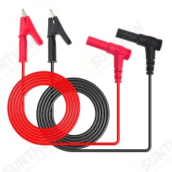 Y208 2Pcs 1M 15A Banana Plug To Crocodile Clamp Replaceable Multimeter Probe Y208 2Pcs 1M 15A Banana Plug To Crocodile Clamp Replaceable Multimeter Probe