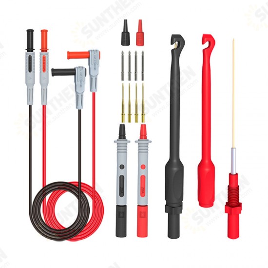 P1033B Multimeter Test Probes Leads Kit with Wire Piercing Puncture 4mm Banana Plug Test Probes