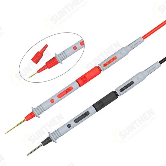 P1033B Multimeter Test Probes Leads Kit with Wire Piercing Puncture 4mm Banana Plug Test Probes P1033B Multimeter Test Probes Leads Kit with Wire Piercing Puncture 4mm Banana Plug Test Probes