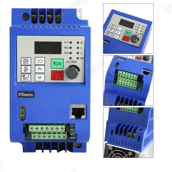 0.75KW-4KW 380V PWM VFD Inverter Simplification 3 Phase Inverter Variable Frequency Drive Inverter