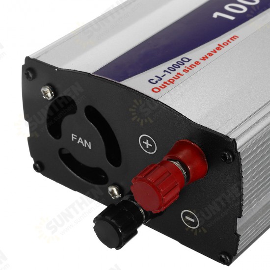 1000W Peak 12V / 24V to 110V Pure Sine Wave Inverter Power Inverter Converter