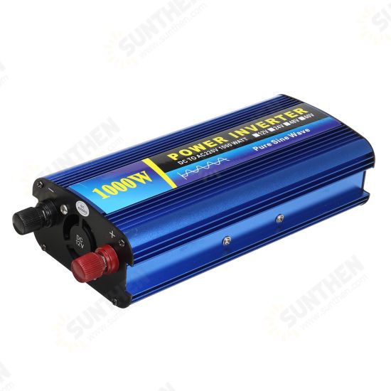 1000W Power Inverter DC 12/24/48V to AC 220V Car Sine Wave Converter