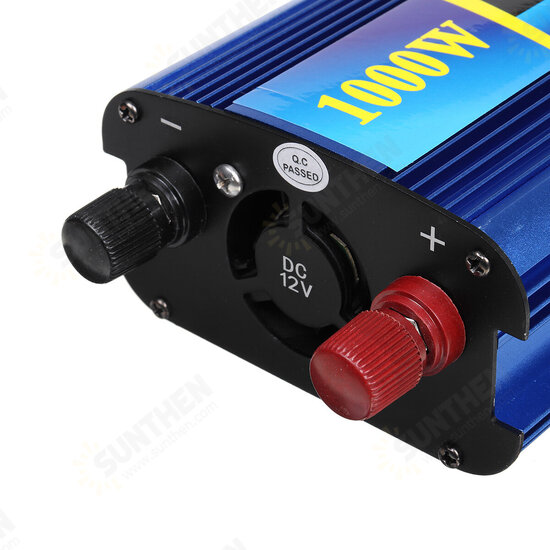 1000W Power Inverter DC 12/24/48V to AC 220V Car Sine Wave Converter