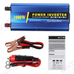 1000W Power Inverter DC 12/24/48V to AC 220V Car Sine Wave Converter 1000W Power Inverter DC 12/24/48V to AC 220V Car Sine Wave Converter