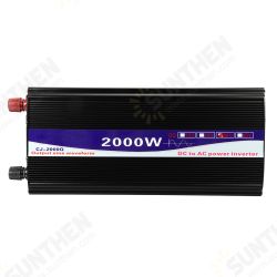 2000W Peak 12V/24V/48V to 220V Pure Sine Wave Power Inverter Digital Display Home Converter 2000W Peak 12V/24V/48V to 220V Pure Sine Wave Power Inverter Digital Display Home Converter