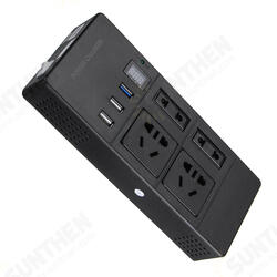 200W Mini Power Inverter 12V/24V to 220V Dual USB QC3.0 Fast Charge Voltage Converter Transformer Digital Display 200W Mini Power Inverter 12V/24V to 220V Dual USB QC3.0 Fast Charge Voltage Converter Transformer Digital Display