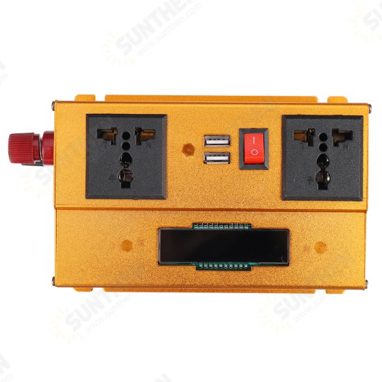 2200W Peak Power Inverter DC 12/24V or 48/60V to AC 220V Converter For Cars Steamboats Emergency