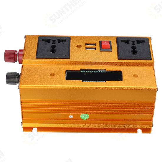 2200W Peak Power Inverter DC 12/24V or 48/60V to AC 220V Converter For Cars Steamboats Emergency