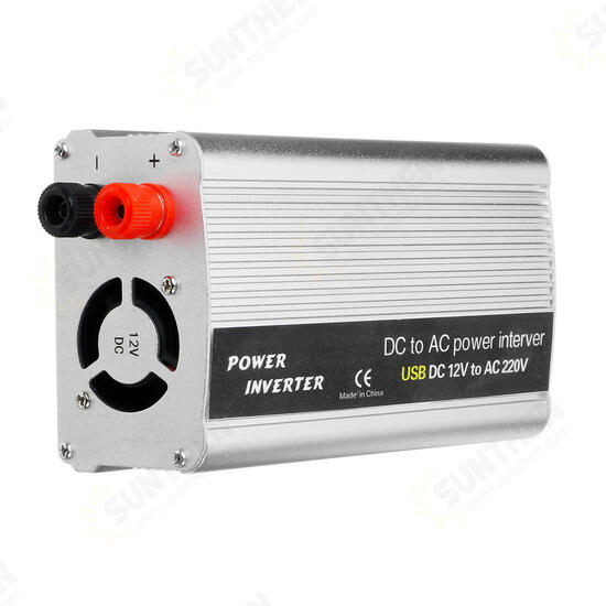 2400W Solar Inverter DC12V TO AC220V Modified Sine Wave Inverter USB Power Converter