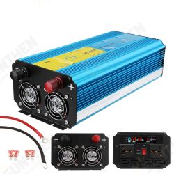 2500W Peak Pure Sine Wave Inverter 12V/24V to 110V/220V LCD Solar Power Converter 2500W Peak Pure Sine Wave Inverter 12V/24V to 110V/220V LCD Solar Power Converter