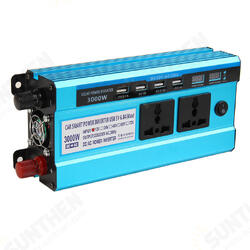 3000W Dual Display Peak Solar Power Inverter Modified Sine Wave Inverter 12V24V48V Power Converter