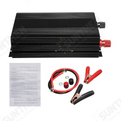 3000W Pure Sine Wave Power Inverter DC 12V to 220V AC Converter Car Caravan 60Hz Intelligent On-board Household