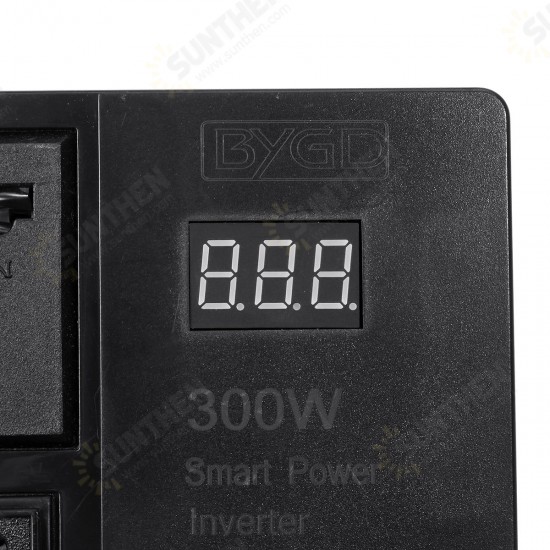 300W Power Inverter DC 12V TO AC 220V Power Inverter W/ Ci-garette Lighter