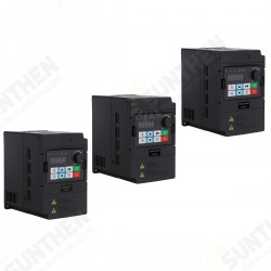 3HP 0.75kw/1.5kw/2.2kw Variable Frequency Drive Inverter VFD 3 Phase To 3 Phase VFD 380V 3HP 0.75kw/1.5kw/2.2kw Variable Frequency Drive Inverter VFD 3 Phase To 3 Phase VFD 380V