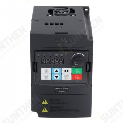 3HP 0.75kw/1.5kw/2.2kw Variable Frequency Drive Inverter VFD 3 Phase To 3 Phase VFD 380V 3HP 0.75kw/1.5kw/2.2kw Variable Frequency Drive Inverter VFD 3 Phase To 3 Phase VFD 380V