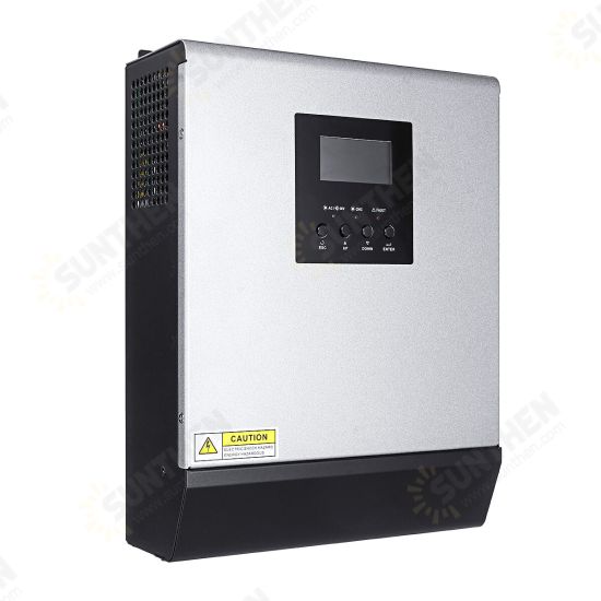 3KVA Solar Inverter 24V 220V Inverter Pure Sine Wave Built-in 50A PWM Solar Charge Controller Battery Charger