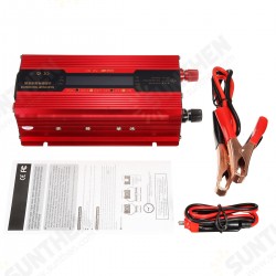 4000W Peak LCD Solar Power Inverter DC12/24V to AC 110V/220V Converter 4000W Peak LCD Solar Power Inverter DC12/24V to AC 110V/220V Converter