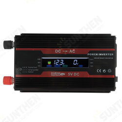 4000W Peak Power Inverter Intelligent Color Screen Dual USB Port Inverter 300W Rated DC To AC Inverter 4000W Peak Power Inverter Intelligent Color Screen Dual USB Port Inverter 300W Rated DC To AC Inverter