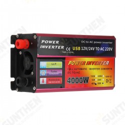 4000W Power Inverter 110V/220V Car Solar Inverter Converter For Solar System Truck Modified Sine Wave 4000W Power Inverter 110V/220V Car Solar Inverter Converter For Solar System Truck Modified Sine Wave